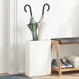 vidaXL Stojalo za dežnike Belo Les Srednje Shranjevanje | Shoptok.si