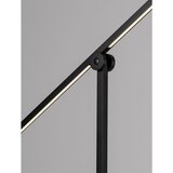 Nova Luce Mat crna metalna LED stojeća svjetiljka sa savitljivom konstrukcijom/s mogućnosti zatamnjivanja (visina 144 cm) Tenso – | shoptok.hr