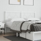  Metalno zamjensko uzglavlje bijelo 160 cm | shoptok.hr