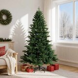  Umjetno božićno drvce s nogom 180 cm PVC i metal Zelena | shoptok.hr