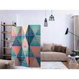Artgeist PARAVAN 135/172/3 cm večbarvno, turkizna Slike