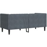  Dvosjed Chesterfield s jastučićima tamnosivi baršunasti | shoptok.hr