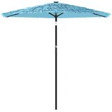  Vrtni suncobran s čeličnom šipkom plavi 223x223x213 cm | Eponuda.com