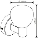  Kupatilsko zidno svetlo POLA 1xG9/5W/230V IP44 crna/prozirna | Eponuda.com