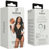 Bedroom Fantasies Heart Collar with Leash Black | Shoptok.si