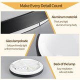  Brilagi - LED prigušiva svetiljka GLASS POOL DOUBLE LED/80W/230V 60 cm crna + daljinski upravljač | Eponuda.com