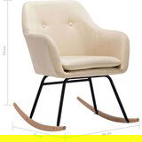  Gugalni stol krem blago, (20702375) | Shoptok.si