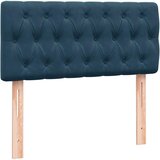 Box spring krevet s madracem tamnoplavi 80x220 cm baršunasti | shoptok.hr