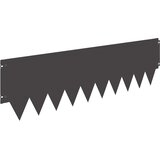  Ograda oko Travnjaka 10 pcs 103 x 30 cm metal Crna | shoptok.hr