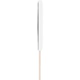 vidaXL Naslon za glavo Preprosta zasnova Čista bela 160 cm Faux usnje | Shoptok.si