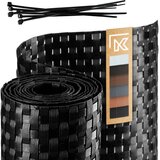 KADAX Tesnoratanska Balkonska Prevleka 1x7M Črna Podloga za Balkonsko Terasno Ograjo Premium, (5000358168) | Shoptok.si