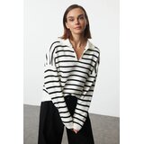 TRENDYOLMILLA ženski duks Twoaw25kz00341, Krem | Eponuda.com