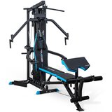 THUNDER Večpostajna domača telovadnica ® ZUGAT – Multi-Gym, 3 postaje, 80 kg uteži, nastavljiva klop, zgornji & spodnji škripci, modlitevnik, (5000089812) | Shoptok.si