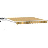 vidaXL Ročna zložljiva senčnica z LED lučmi 2,5 x 2 m, (5000251797) | Shoptok.si