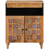  Kreveta s pohranom Prirodna 60 x 33 5 x 75 cm Čvrsto drvo manga - Prirodna | shoptok.hr