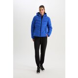 Defacto Fit Water Repellent Puffer Jacket Hooded Zippered Pocket Waterproof | Shoptok.si