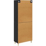 vidaXL Highboard Zidne s ladicama 2 pcs Crni hrast Konstruirano drvo | shoptok.hr