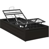  Električni podesivi okvir kreveta Crna 200 x 70 x 33 5 cm Čelik - Crna 70 x 200 cm | shoptok.hr