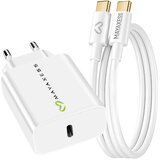 Oem Mayaxess, Omrežni polnilnik za Galaxy A56 20W + 1m USB-C kabel, Bela, (5000275838) | Shoptok.si