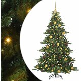  Umjetno božićno drvce s nogom Zelena 180 cm PVC i čelik | shoptok.hr