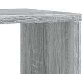 vidaXL Stranska mizica s kolesi siva sonoma 50x30x55 cm inžen. les | Shoptok.si