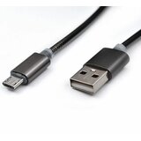 USB metalni kabl mikro 1m MAB-K10 grey ( 101-33 ) cene