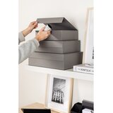 Bigso Sive kartonske kutije za pohranu u setu 3 kom s poklopcem/dekorativne 42,5x29,5x13 cm Kian Paper Laminate – | shoptok.hr