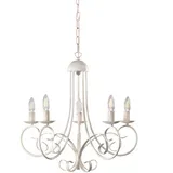 luster na lancu pompei 5xE14/6W/230V krem boje