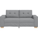  Dvosjed svijetlosiva 180x77x82 cm tkanina | Shoptok.si