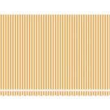 vidaXL Samodejna retraktibilna tenda oranžna in bela 450x300 cm | Shoptok.si