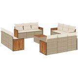  13-dijelni set vrtnih sofa s jastucima poliratan Bež | shoptok.hr