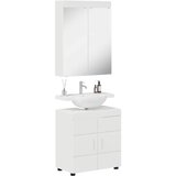  Set namještaja za kupaonicu TULUM 2 pcs Visoki sjaj bijela | shoptok.hr