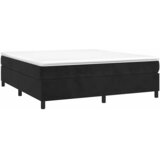  Krevet s oprugama i madracem crni 180x200 cm baršunasti | shoptok.hr