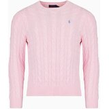 Polo Ralph Lauren Puloverji PULL COL ROND EN MAILLE TORSADEE Rožnata Cene