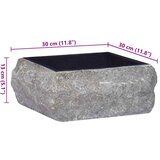  Umivaonik crni 30 x 30 x 13 cm mramorni | shoptok.hr