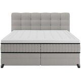 Premium Living Postelja Boxspring Carmen C, Siva, 180x200 | Shoptok.si