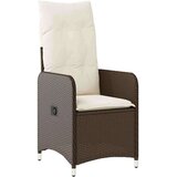 vidaXL 11-dijelni vrtni bistro set od poliratana s jastucima smeđi | shoptok.hr