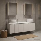  Set ormarića za kupaonicu 5 kom. Bijela Konstruirano drvo | shoptok.hr