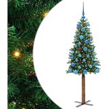 vidaXL Ožja jelka med 150 LED Zelena 150 cm PVC in trden bor | Shoptok.si