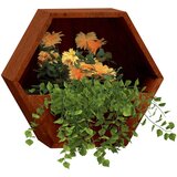  Zidne sadilice 2 kom boja hrđe od čelika COR-TEN 30x10x25 cm | Eponuda.com