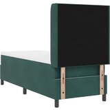  Krevet s opruga kutije Tamnozelena 80 x 200 cm Baršun | shoptok.hr