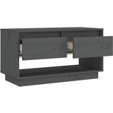 TV ormarić sivi 74 x 34 x 40 cm od masivne borovine | shoptok.hr