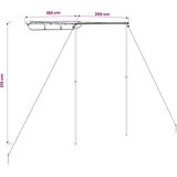 Tenda za kamp-prikolicu i karavan 1,8 x 2 x 2,15 m bež | shoptok.hr