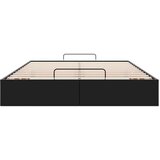 vidaXL Otomanski posteljni okvir brez vzmetnice črn 140x200 cm | Shoptok.si