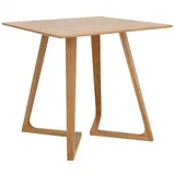 Blagovaonski stol od punog hrasta 75x80 cm Gradie –