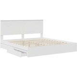  Krevet s od storage Bijelo 180 x 200 cm Konstruirano drvo | shoptok.hr