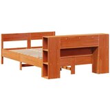  Krevet s regalom za knjige bez madraca 150x200 cm od borovine | shoptok.hr