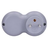solight P104 − Razdelnik 2x 10A, belo-siva | Eponuda.com