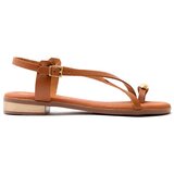 Oh My Sandals Sandali & Odprti čevlji NATIKAČI 5863 Kostanjeva Cene