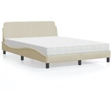  Krevet s madracem Dover krem 140 x 190 cm od tkanine | shoptok.hr